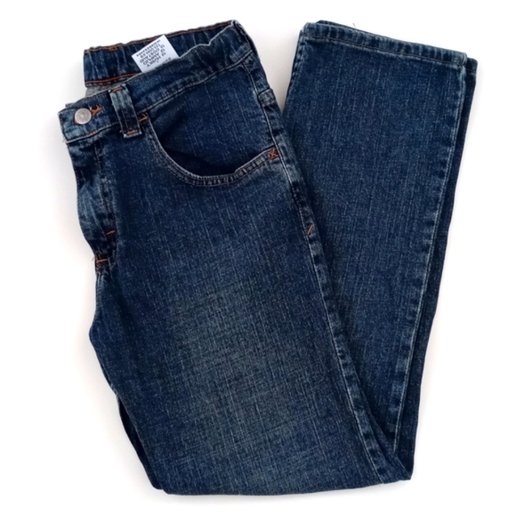 WRANGLER CLASSIC STRAIGHT-LEG JEANS. SIZE 12 & HUSKY. COLOR  BLUE. - Picture 7 of 9